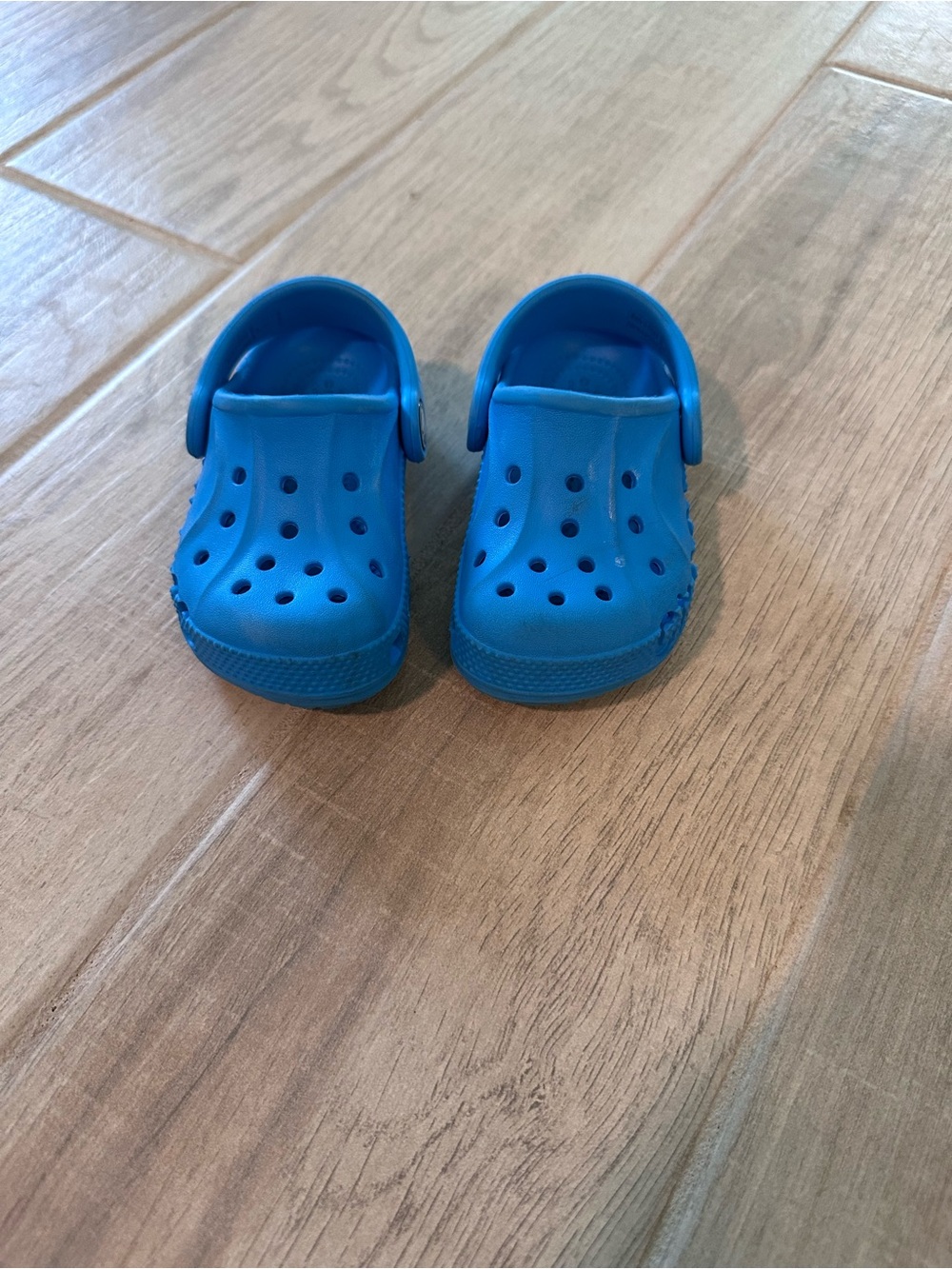 CROCS Kids Bright Blue Slip-On Clogs